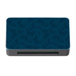 Indigo Dye Blue Butterfly Pattern Memory Card Reader with CF