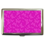 Fuchsia Butterfly Print  Cigarette Money Case