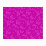 Fuchsia Butterfly Print  Small Glasses Cloth