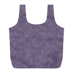Grape Compote Butterfly Print Full Print Recycle Bag (L)