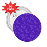 Violet Purple Butterfly Print 2.25  Buttons (10 pack) 