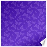 Violet Purple Butterfly Print Canvas 20  x 20 