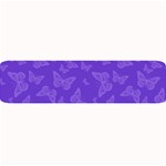 Violet Purple Butterfly Print Large Bar Mats