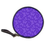 Violet Purple Butterfly Print Classic 20-CD Wallets