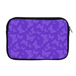 Violet Purple Butterfly Print Apple MacBook Pro 17  Zipper Case