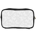 Wedding White Butterfly Print Toiletries Bag (One Side)