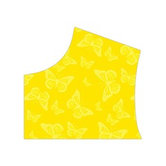 Lemon Yellow Butterfly Print Women s Button Up Vest from ArtsNow.com Top Left