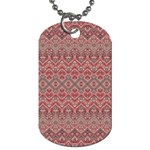 Boho Rustic Pink Dog Tag (Two Sides)