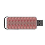 Boho Rustic Pink Portable USB Flash (Two Sides)