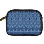 Boho Denim Blue Digital Camera Leather Case