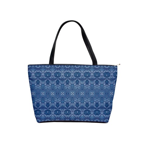 Boho Denim Blue Classic Shoulder Handbag from ArtsNow.com Front