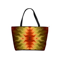 Red Gold Tie Dye Classic Shoulder Handbag from ArtsNow.com Front
