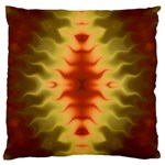 Red Gold Tie Dye Standard Flano Cushion Case (Two Sides)