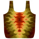 Red Gold Tie Dye Full Print Recycle Bag (XXL)