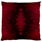 Black Red Tie Dye Pattern Large Flano Cushion Case (One Side)