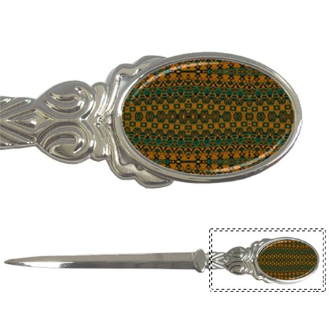 Boho Rustic Green Letter Opener from ArtsNow.com Front