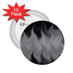 Abstract Black Grey 2.25  Buttons (10 pack) 