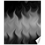 Abstract Black Grey Canvas 20  x 24 