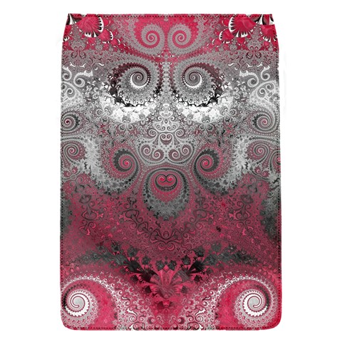 Black Pink Spirals and Swirls Removable Flap Cover (S) from ArtsNow.com Front