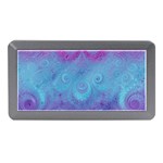 Purple Blue Swirls and Spirals Memory Card Reader (Mini)