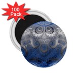 Blue Swirls and Spirals 2.25  Magnets (100 pack) 