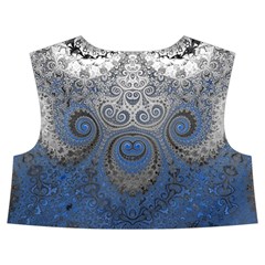 Blue Swirls and Spirals Kids  Midi Sailor Dress from ArtsNow.com Back Top