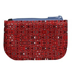 Abstract Red Black Checkered Large Coin Purse from ArtsNow.com Back