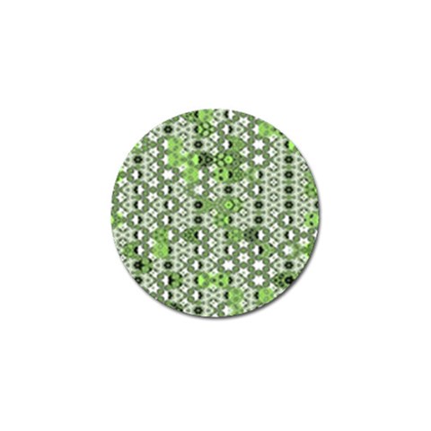 Black Lime Green Checkered Golf Ball Marker (10 pack) from ArtsNow.com Front