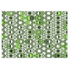 Black Lime Green Checkered Wristlet Pouch Bag (Small) from ArtsNow.com Belt Loop