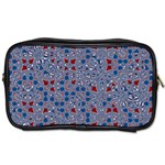 Abstract Checkered Pattern Toiletries Bag (One Side)