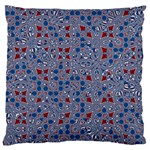 Abstract Checkered Pattern Large Cushion Case (One Side)