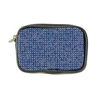 Artsy Blue Checkered Coin Purse