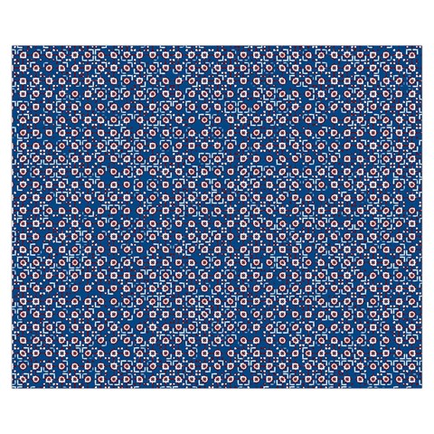 Artsy Blue Checkered Zipper Medium Tote Bag from ArtsNow.com Front
