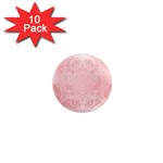 Pretty Pink Spirals 1  Mini Magnet (10 pack) 