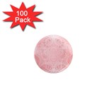 Pretty Pink Spirals 1  Mini Magnets (100 pack) 