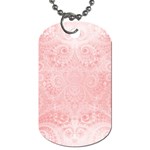 Pretty Pink Spirals Dog Tag (One Side)