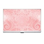 Pretty Pink Spirals Business Card Holder