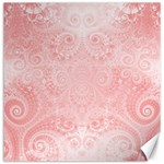 Pretty Pink Spirals Canvas 16  x 16 