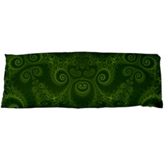 Forest Green Spirals Body Pillow Case Dakimakura (Two Sides) from ArtsNow.com Front