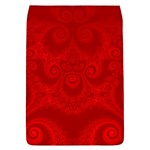 Red Spirals Removable Flap Cover (S)