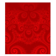 Red Spirals Duvet Cover Double Side (King Size) from ArtsNow.com Back