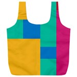 Squares  Full Print Recycle Bag (XXXL)