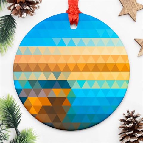 Mosaic  Ornament (Round) from ArtsNow.com Front