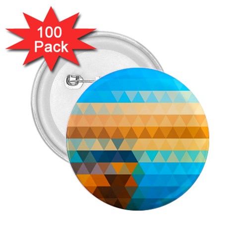 Mosaic  2.25  Buttons (100 pack)  from ArtsNow.com Front