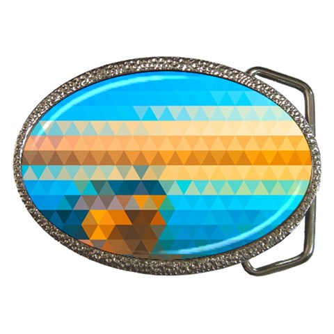 Mosaic  Belt Buckles from ArtsNow.com Front