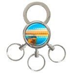 Mosaic  3-Ring Key Chain