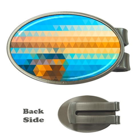 Mosaic  Money Clips (Oval)  from ArtsNow.com Front
