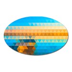 Mosaic  Oval Magnet