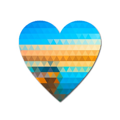 Mosaic  Heart Magnet from ArtsNow.com Front
