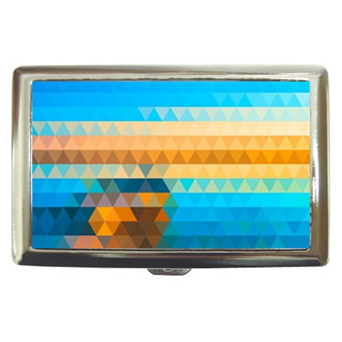 Mosaic  Cigarette Money Case from ArtsNow.com Front